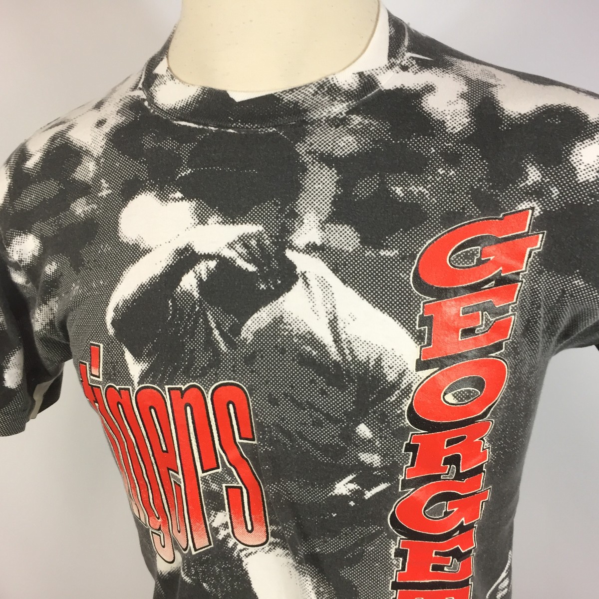 Vintage 80s 90s Georgetown Tigers College University All Over 
