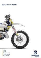 Husqvarna Service Workshop Shop Repair Manual Book 2023 TE 250 US
