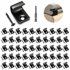 Starter Deck Clips,  50 Pack Universal Decking Clips with 52 Torx Srews, 1 Torx