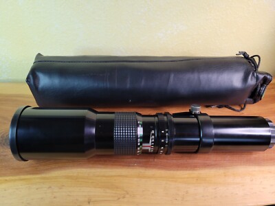 Kalimar 1:8 F 500mm Camera Lens w T Mount - Soft Case & Manual