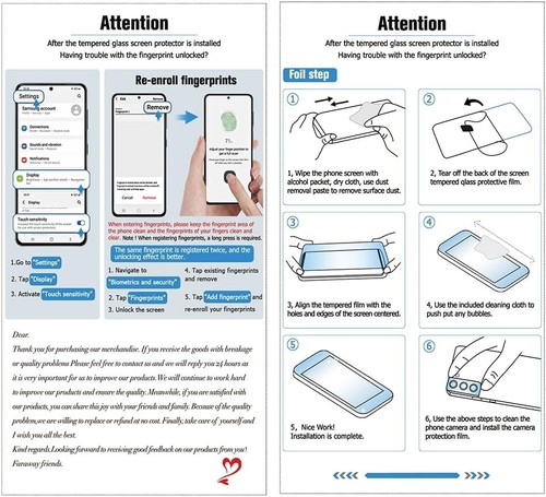 Protection écran en verre trempé pour Samsung Galaxy S24 Ultra S21 S22 S23 S20 - Photo 5 sur 10