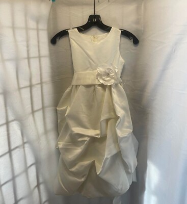 white flowy dress boho short Cream color Designer Dress – Sulbha Fashions main image 0