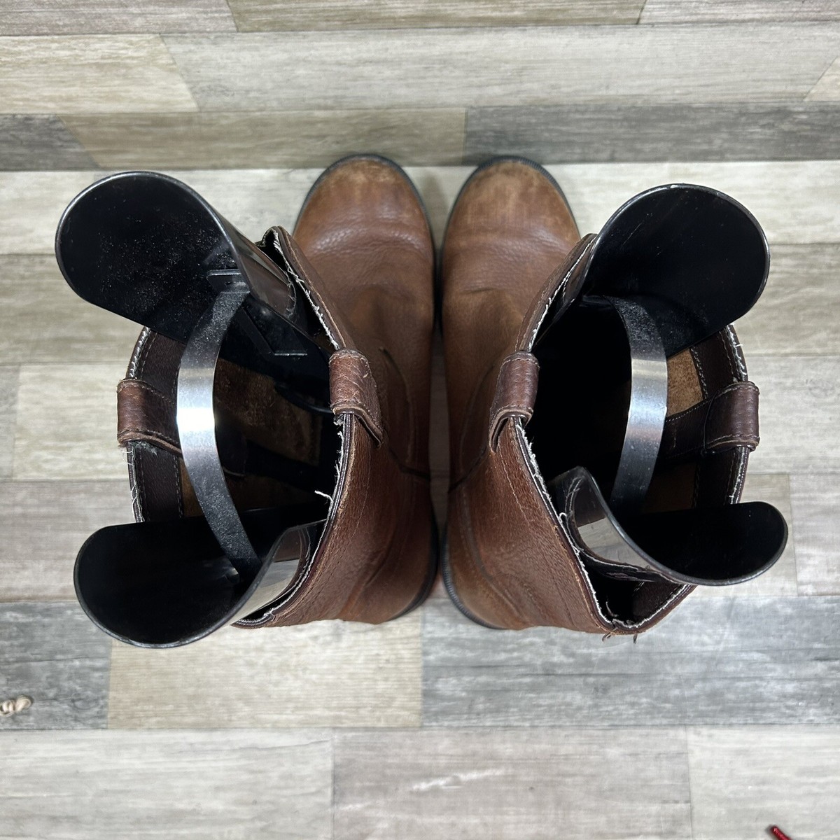 Justin Boots Men’s 12 D Brown Leather WK4920 Trapper Cowhide Work Boot Justin Boots Men main image 3