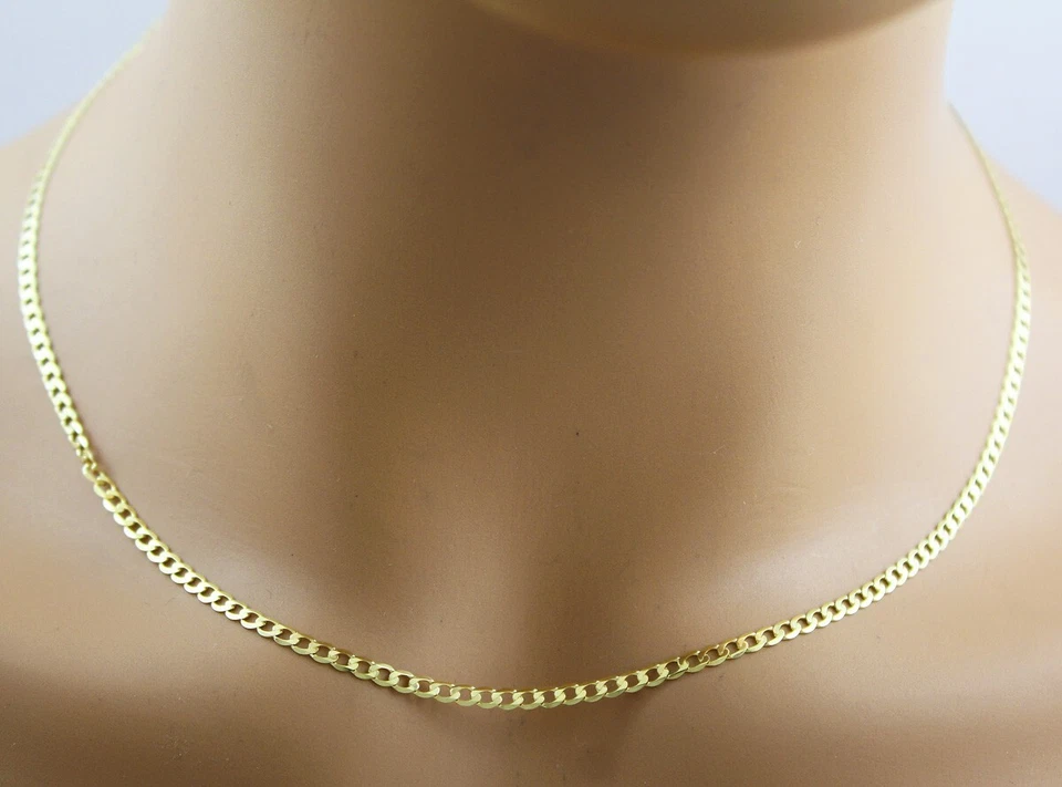 ECHT GOLD *** Kette Panzerkette 3 mm 45-50-55-60 cm - Bild 4 von 4