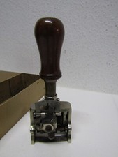 alter Nummernstempel Edmund Jungh&auml;ndel N&uuml;rnberg 5-stellig Zahlen