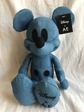 Mickey Mouse Disney AE American Eagle Blue Denim Special Edition Plush Toy