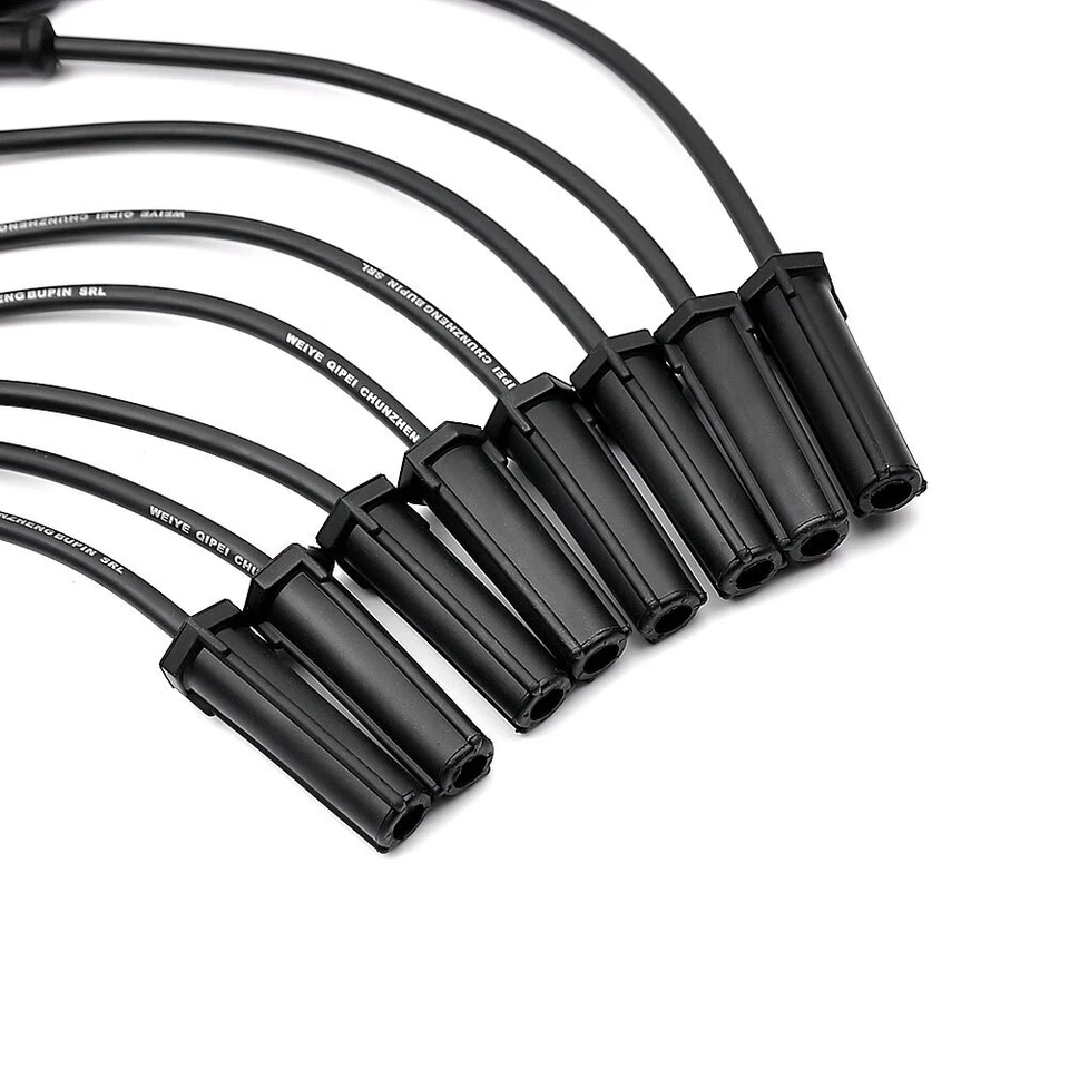 8pcs 41-110 Spark Plugs & 9748UU Wires Set Fit For Chevy GMC 4.8L 5.3L 6.0L - Image 2 of 4