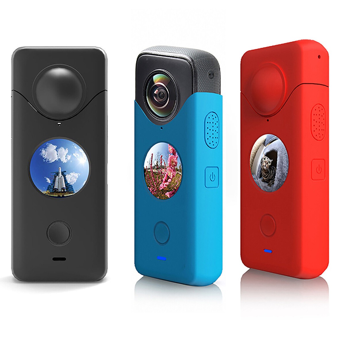 For Insta360 ONE X2 Sports Camera Silicone Sleeve Protective Case Cover  Shell