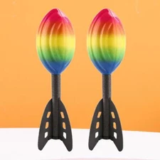 2x Long Distance Football Howler Foam Football for Activity Throwing Game