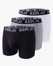 Replay Trunks 3 Pack Men's Designer Boxers shorts briefs underwear size M