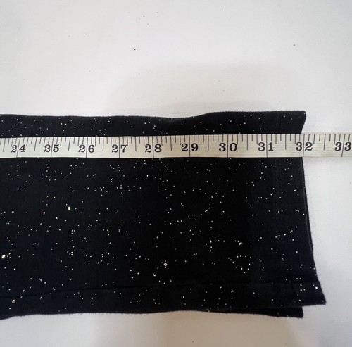 Cat & Jack XXL 18 girls black sparkle leggings ankle length - Picture 6 of 7