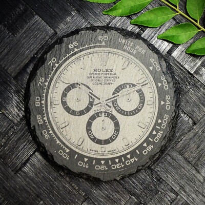 Rolex Daytona 116500LN Panda Slate Coaster Brand New Hand Made Laser Engraved
