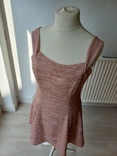 Betsy & Adam Pink Glitter Dress Size 12 VGC - worn once