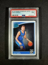 2018-19 Panini Donruss Optic Basketball Luka Doncic Rated Rookie RC PSA 9