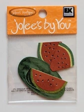 RARE Watermelon Jolee's By You Mini Scrapbooking Embellishments