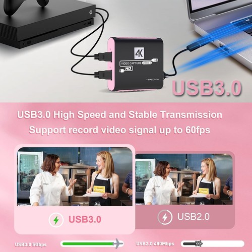 Easy Plug-and-Play HDMI Capture Card for 1080P Streaming - Lightweight Design - Afbeelding 5 van 10