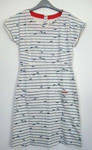 weird fish biscayne printed jersey dress