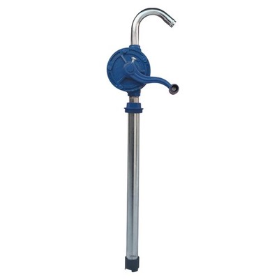 EXXO Rotary Barrel Oil Hand Pump - Heavy Duty Cast Iron Telescopic Suction Pi...