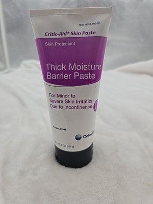 Coloplast Critic-Aid Thick Moisture Barrier Paste Anorectal Skin Protectant 6 Oz