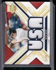 2019 Panini Elite Extra Edition #USA-SB Seth Beer USA Materials Gold #/99