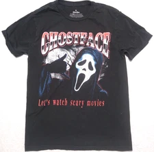 Ghostface T Shirt Medium Scream Horror Movie Lets Watch Scary Movies Cotton