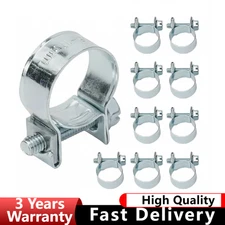 1/4" 5/16" 3/8" 30Pcs Fuel Injection Gas Line Hose Clamps Clip Pipe Clamp