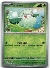 Cottonee 007/131 SV: Prismatic Evolutions Common Reverse Holo Pokemon TCG NM