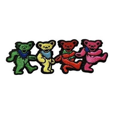 GRATEFUL DEAD  DANCING BEARS!! So CooI! Iron  On+ 1 FREE MUSIC STICKER