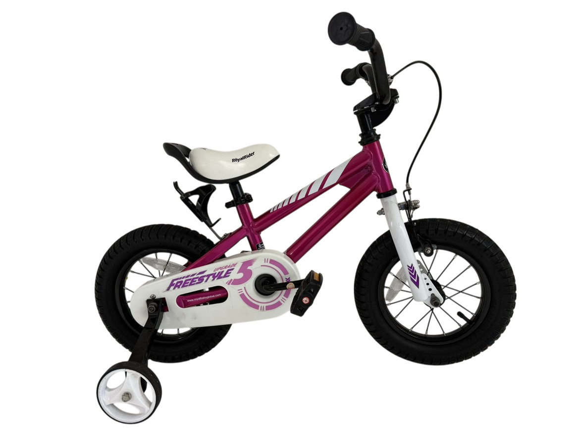 $250 RoyalBaby MINT 12" Freestyle 5 Girls Kids Age 3-5 Bike with Training Wheels
