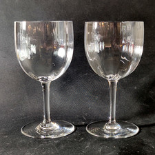 BACCARAT MONTAIGN WATER GLASSES, Hand Blown Crystal, 6 3/8", 8 oz FRANCE, 2PCS