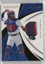 2018 Panini Immaculate Swatches Nameplate /15 Victor Caratini #IS-VC 0pm