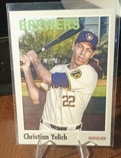 2024 Topps Archives - 1970 Topps Christian Yelich #148 Subset Variations