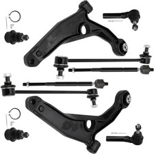 10x Suspension Kit Front Lower Control Arms Tie Rod Set Lower Ball Joint
