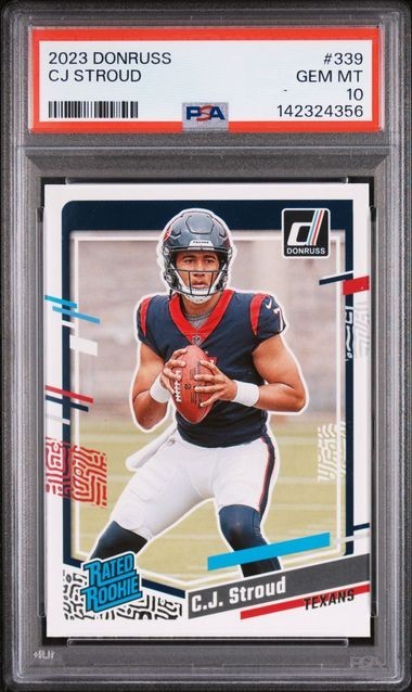 2023 Donruss #339 CJ Stroud : Rookie Card : PSA 10