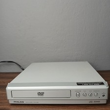 Philco DVD/CD Player Silver Including A/V Cables Tested Works No Remote 