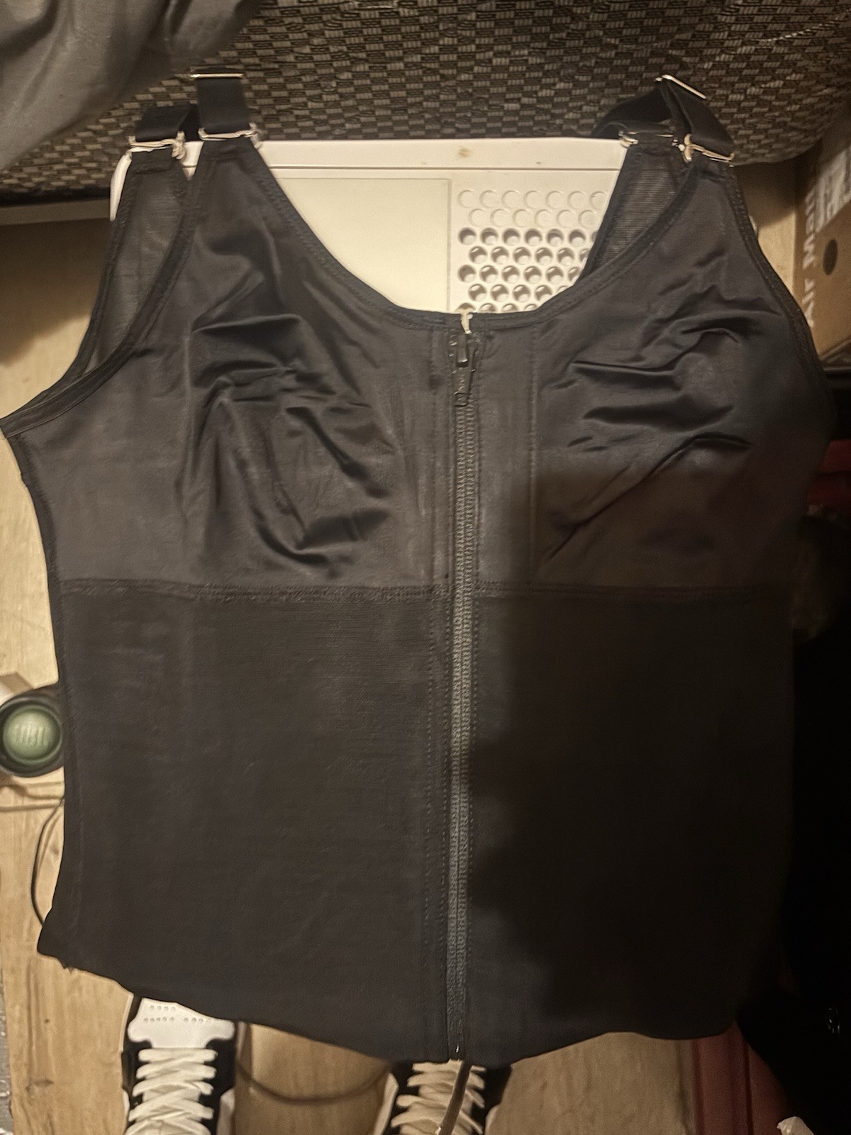 YIANNA Ultra Firm Body Shaper Black, Size Small