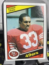 1984 Topps - Roger Craig #353 (RC) HOF 49ers