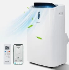 14000 BTU Portable Air Conditioner 4-in-1 Air Cooler w/ APP & WiFi Smart Control
