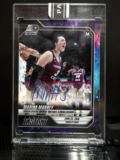 2026 Panini Instant WNBA Marina Mabrey Scores Most Points in a Game Auto 1/1