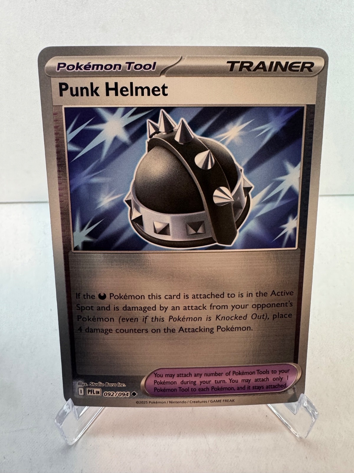 Punk Helmet 92/94 - Reverse Holofoil NM - ME: Phantasmal Flames - Pokémon TCG