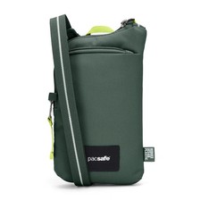 Pacsafe GO Tech Anti Theft Crossbody 2 Litre Pouch Bag with RFID Pocket Spruce 