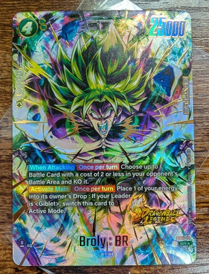 Broly : BR FS10-14 Bonus Pack Promo Legends Gold Dragon Ball Card