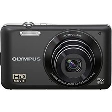 Olympus VG-120 Black Compact Digital Camera 14MP 26mm Wide Angle 5x Zoom