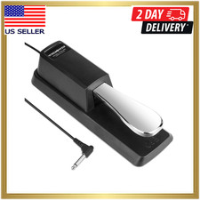 Sustain Pedal Universal with Polarity Switch by Wegrower for Keyboards, Digit...