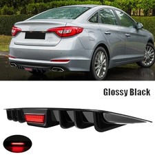 For Hyundai Elantra Rear Bumper Diffuser Shark Fins Bumper Spoiler Splitter Lip For Hyundai Elantra Rear Bumper Diffuser Shark Fins Bumper Spoiler Splitter Lip