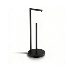 Roll Holder Stand, Bathroom Free Standing Toilet Tissue Paper Roll Holder Sta...