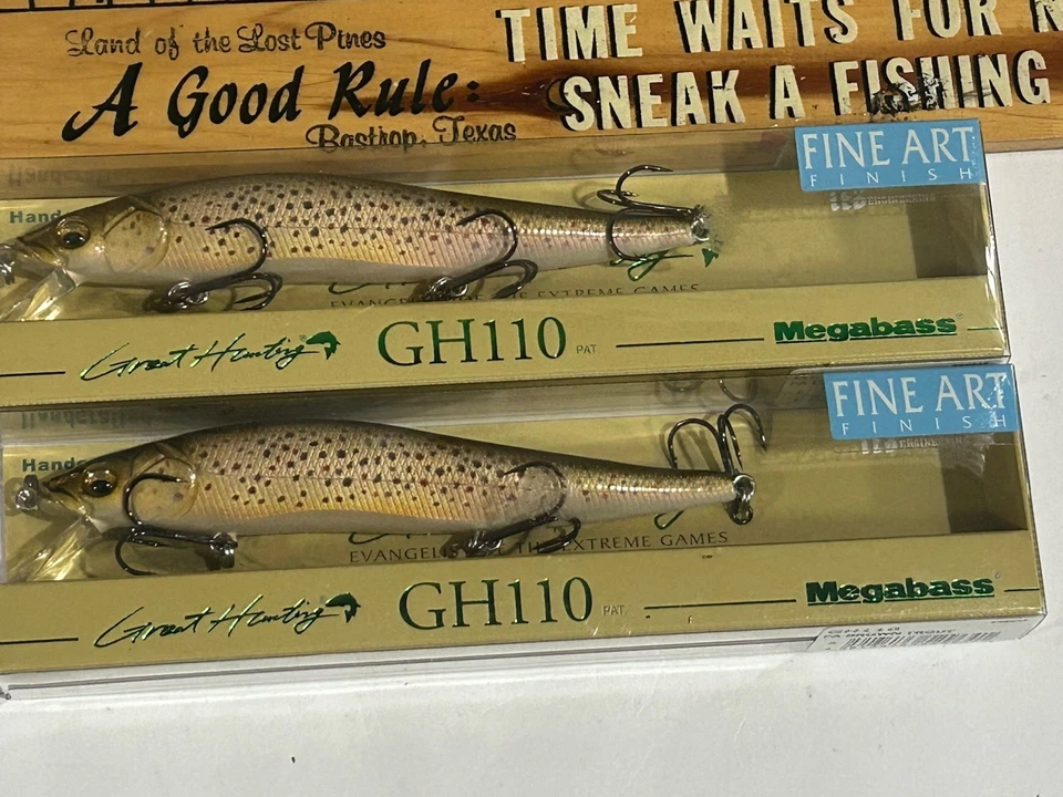 LOTE DE 2 MEGABASS GRAN CAZA GH 110 VISION JDM FA Trucha Marrón ENVÍO GRATUITO Foto 2 de 4