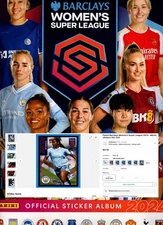 Panini Barclays Women's Super League 2024  · album stickers 164-349
