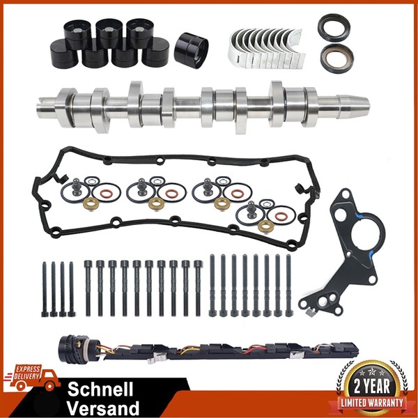 Nockenwellensatz Leitungssatz 2,0 TDI PD VW Audi Skoda Seat Stahl 038109101AH DE-image