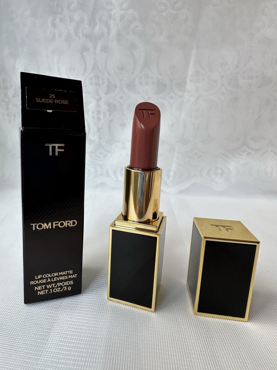 Tom Ford Lip Color -25 Suede Rose Lipstick 3g Brand New In Box